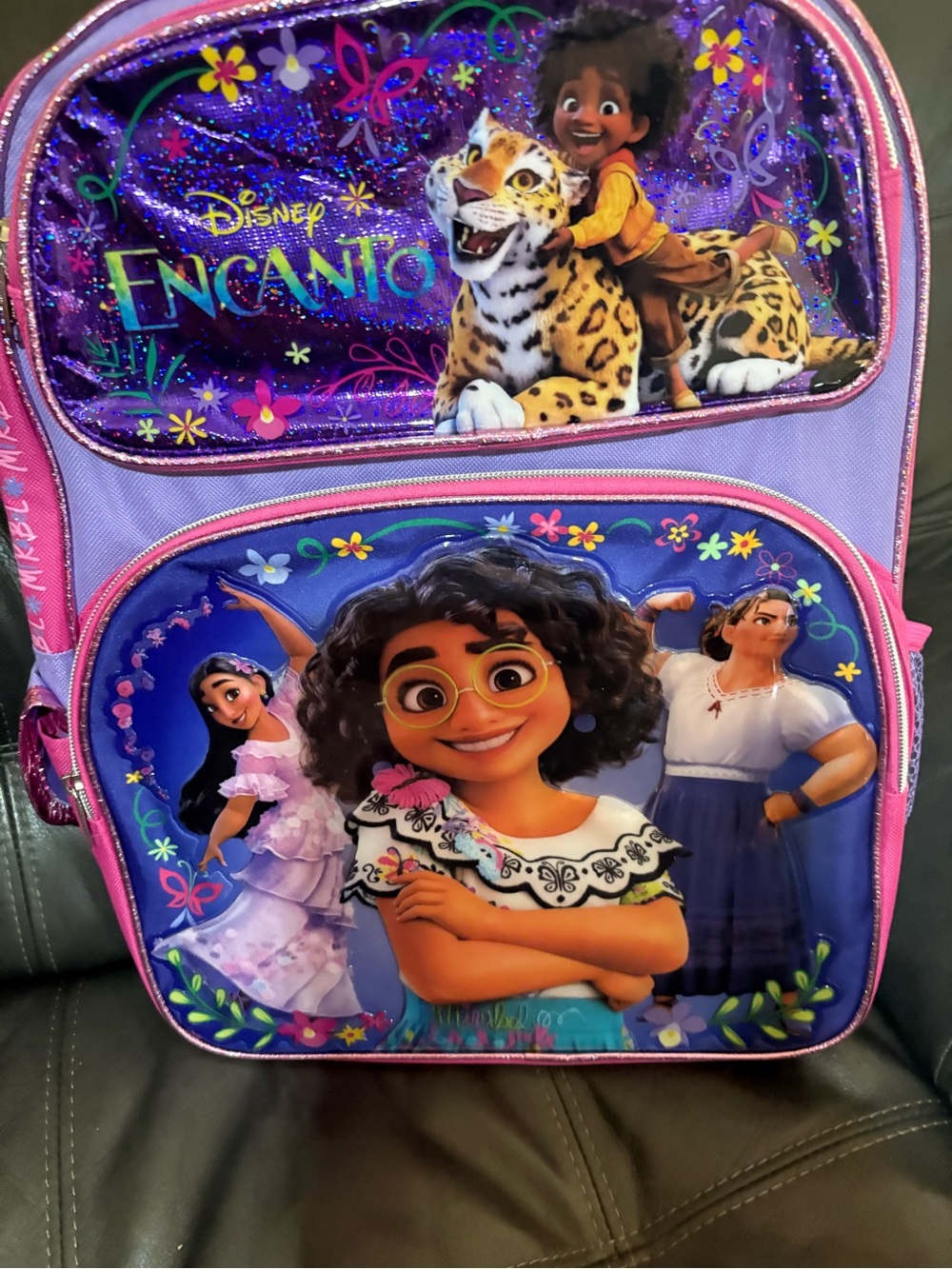 Disney Encanto Backpack - Purple, Pink & Blue